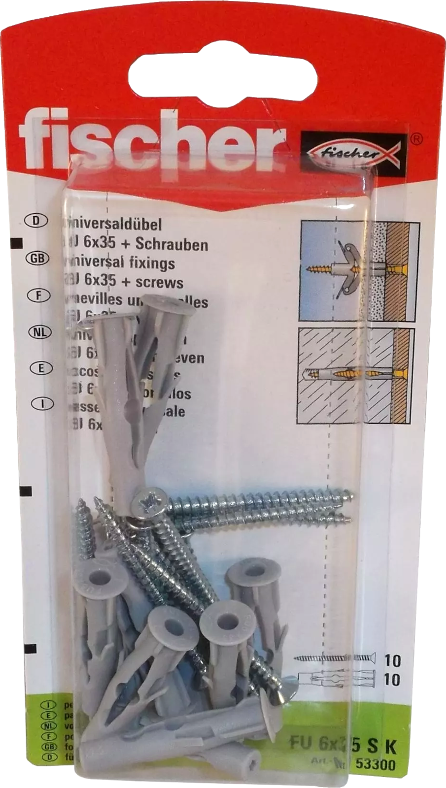 Universaldübel FU 6x35 SK