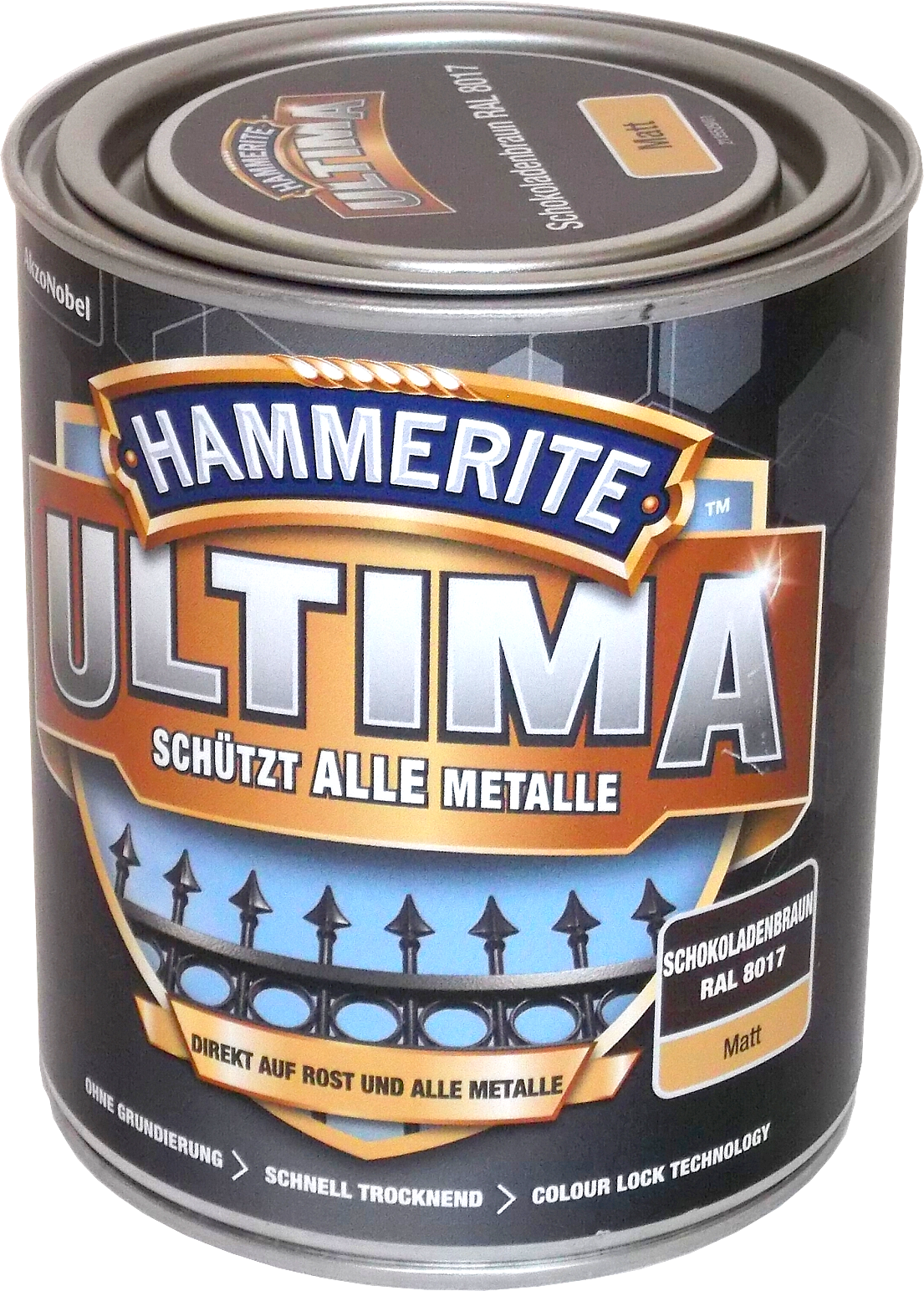 750ml Hammerite ULTIMA MSL matt Schokoladenbraun