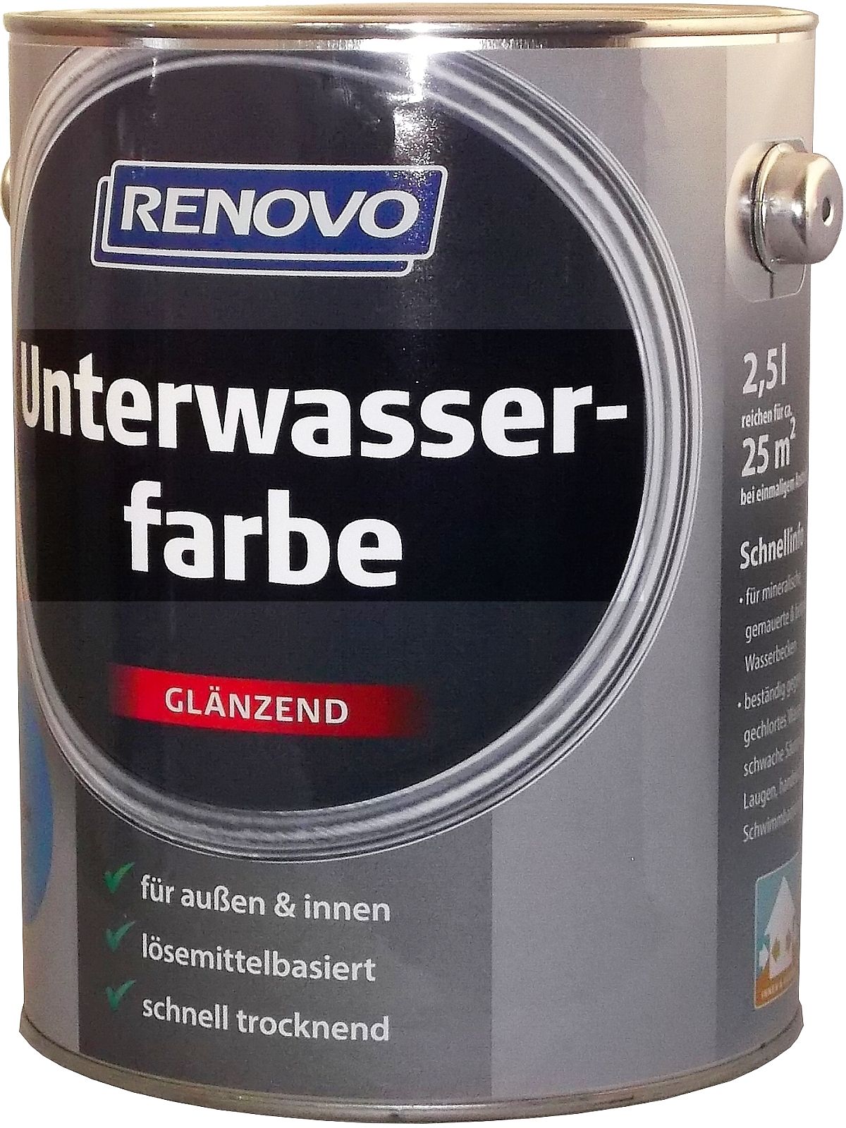 750ml Renovo Unterwasserfarbe lidoblau