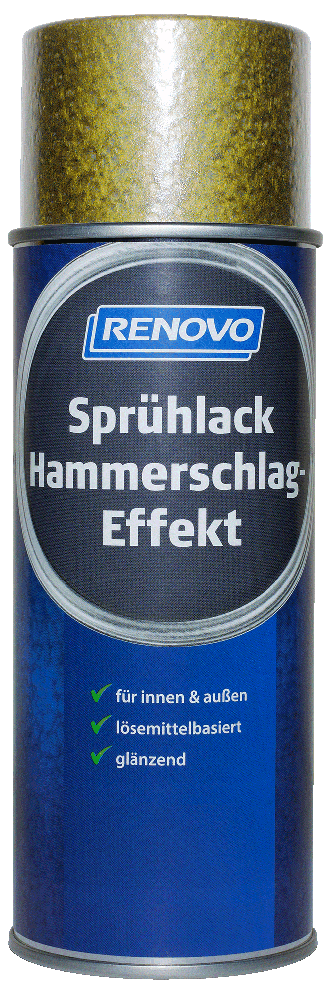 400ml Renovo Sprühlack Hammerschlag Gold
