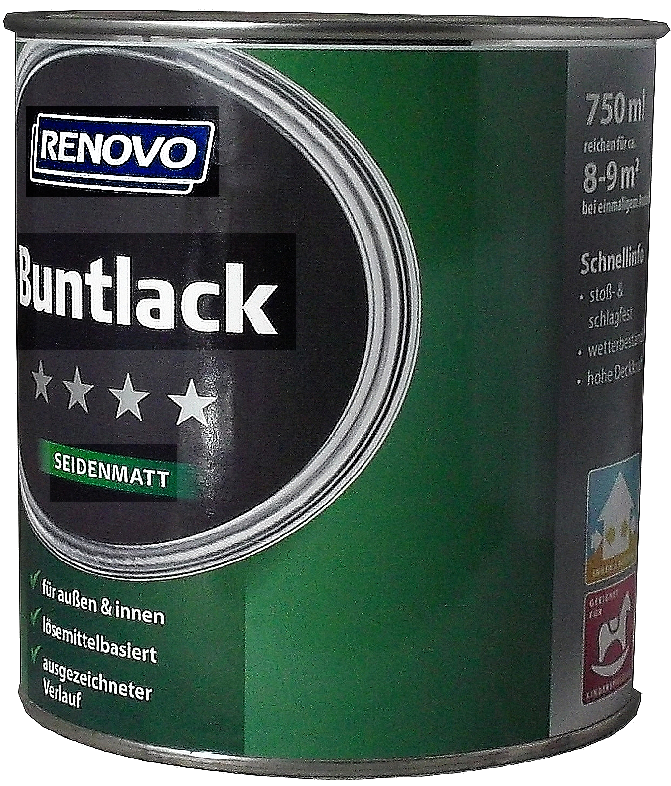 375ml Renovo Seidenmattlack himmelblau RAL5015