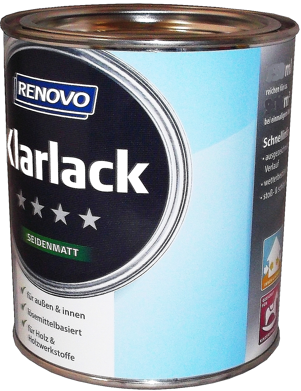 375ml Renovo Klarlack Seidenmatt aromatenfrei