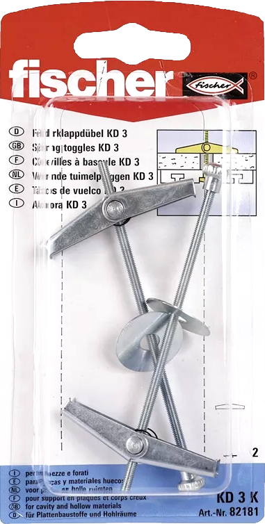 Federklappdübel KD 3 K