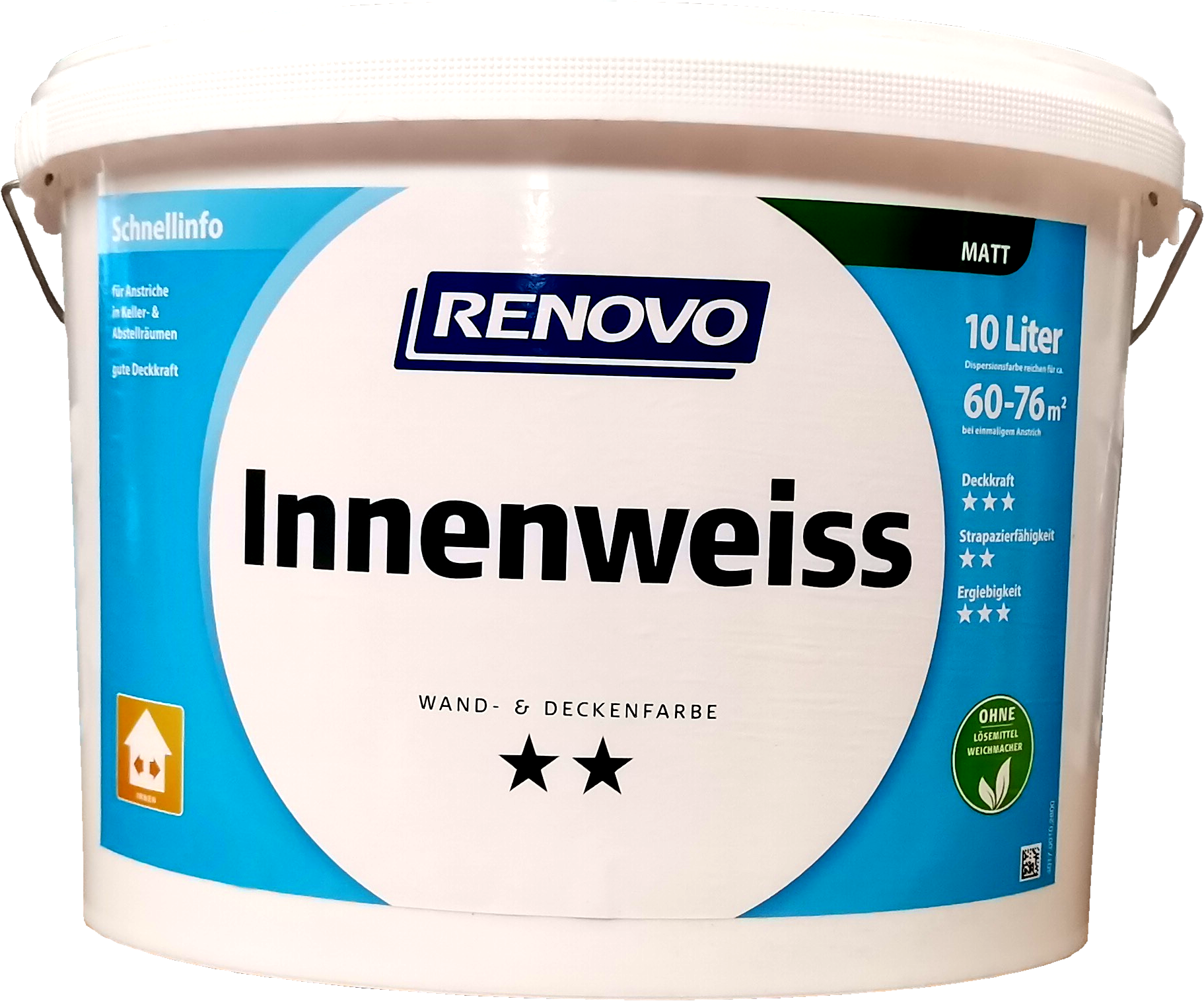 10 Liter Renovo Innenweiß matt