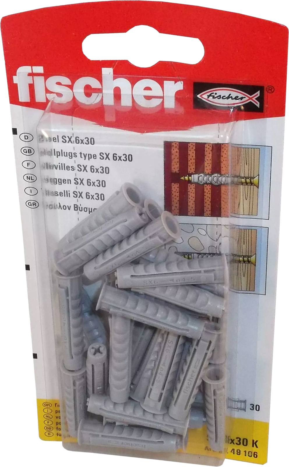 Universaldübel SX 6x30 K