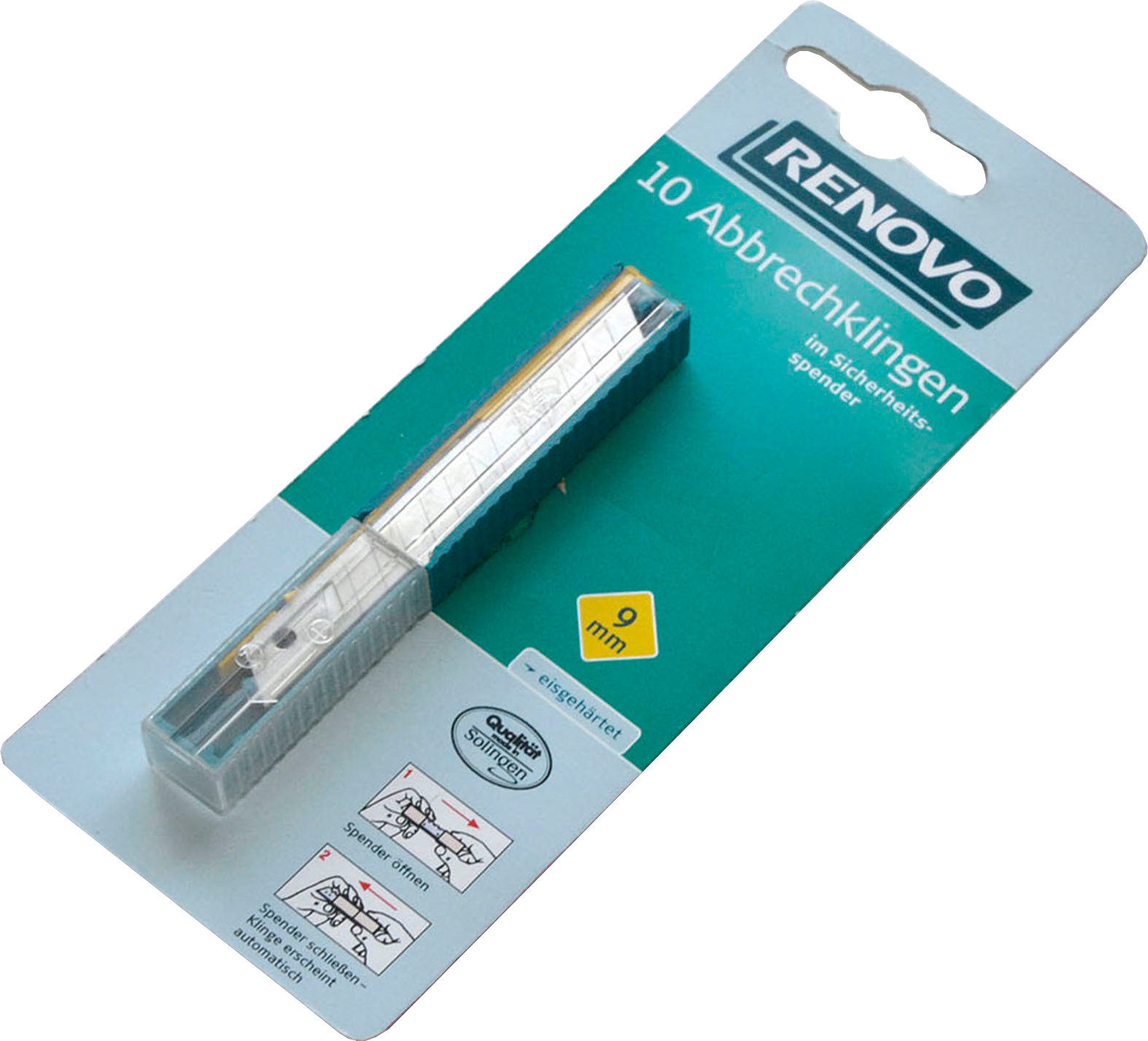 10 Abbrechklingen 9mm im Spender