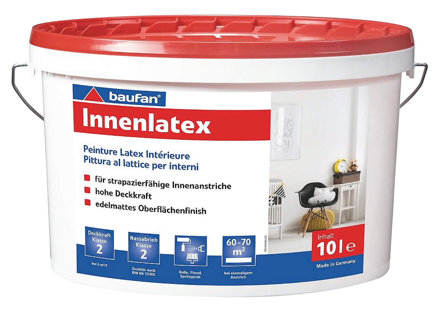 10L Baufan Innenlatex weiß