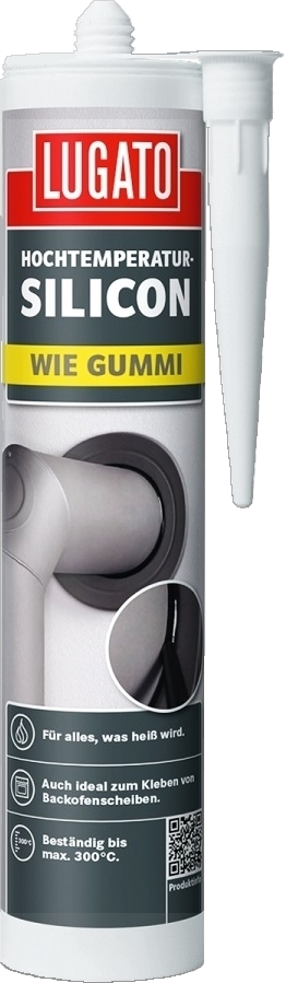 310ml Lugato Hochtemperatur-Silicon ofenschwarz