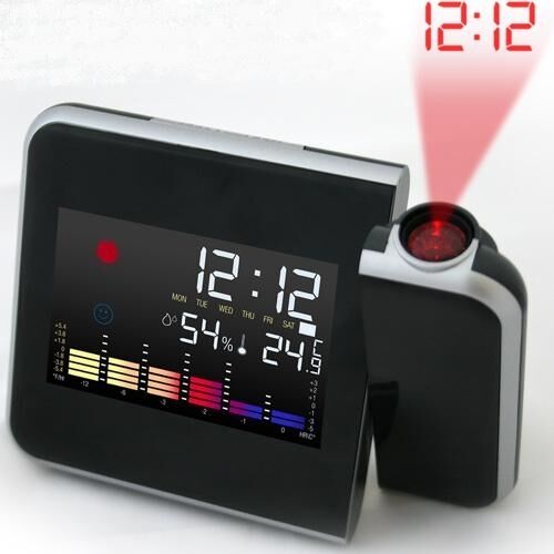 Digitaluhr mit Projektion, Temp. und Hygrometer