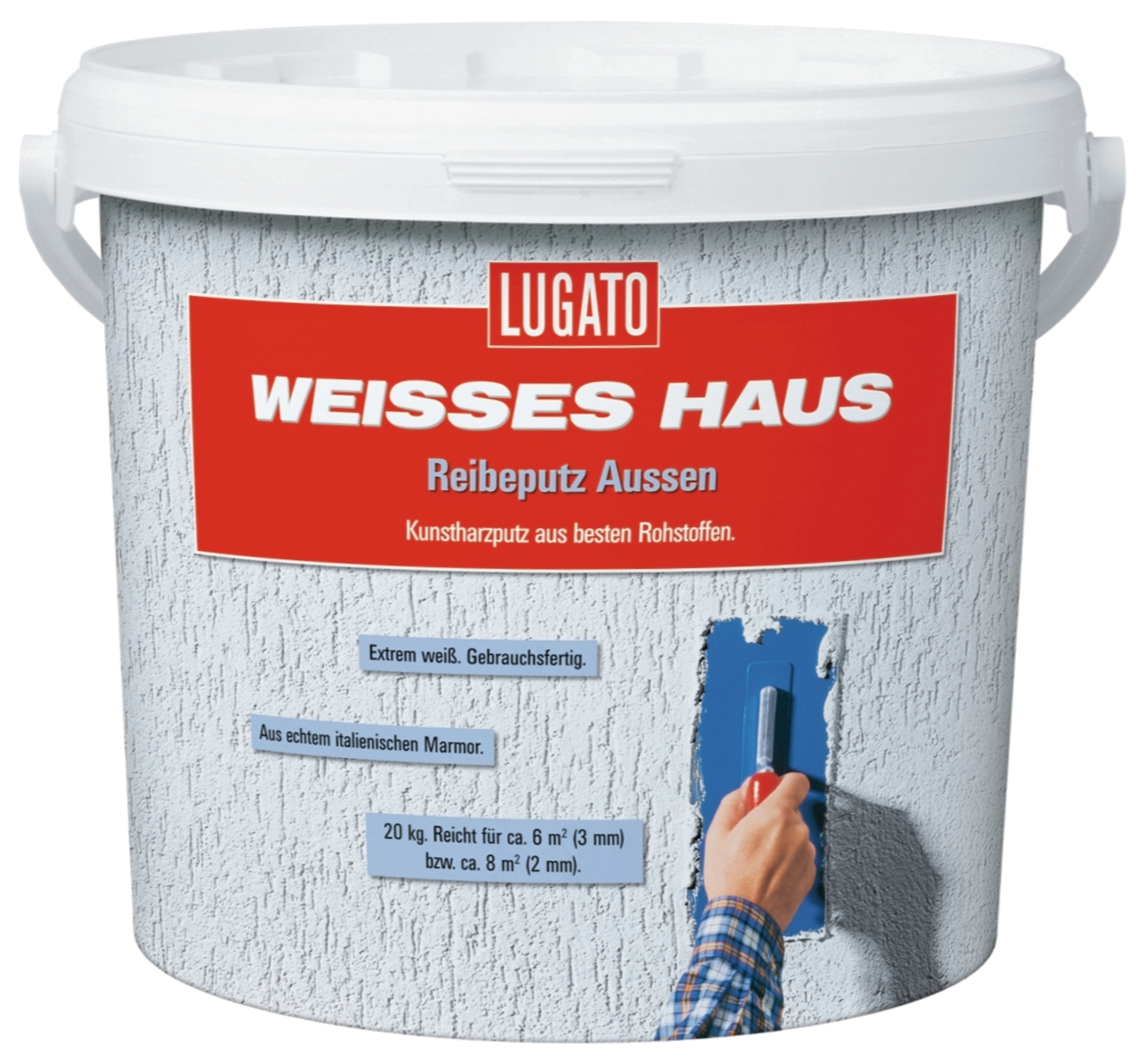 20kg Lugato WH Reibeputz Aussen 3mm