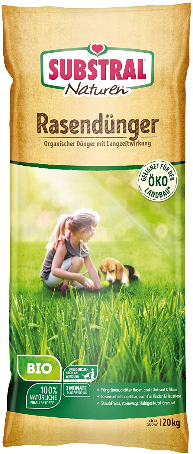 20kg SUBSTRAL® Naturen® Rasendünger Bio