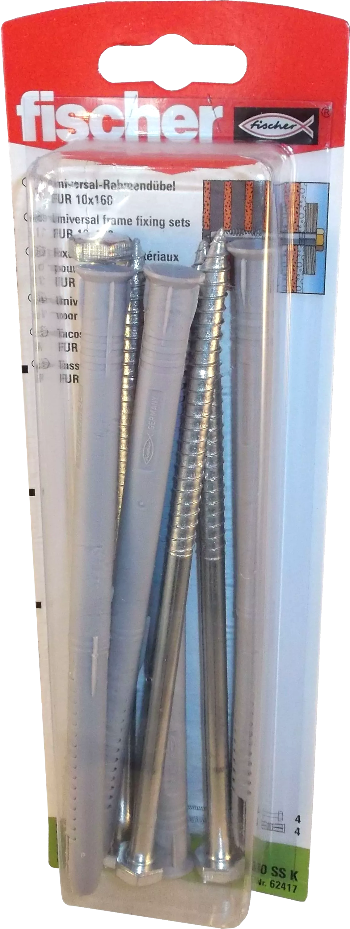 Fischer Universalrahmendübel FUR 10X160 SS K