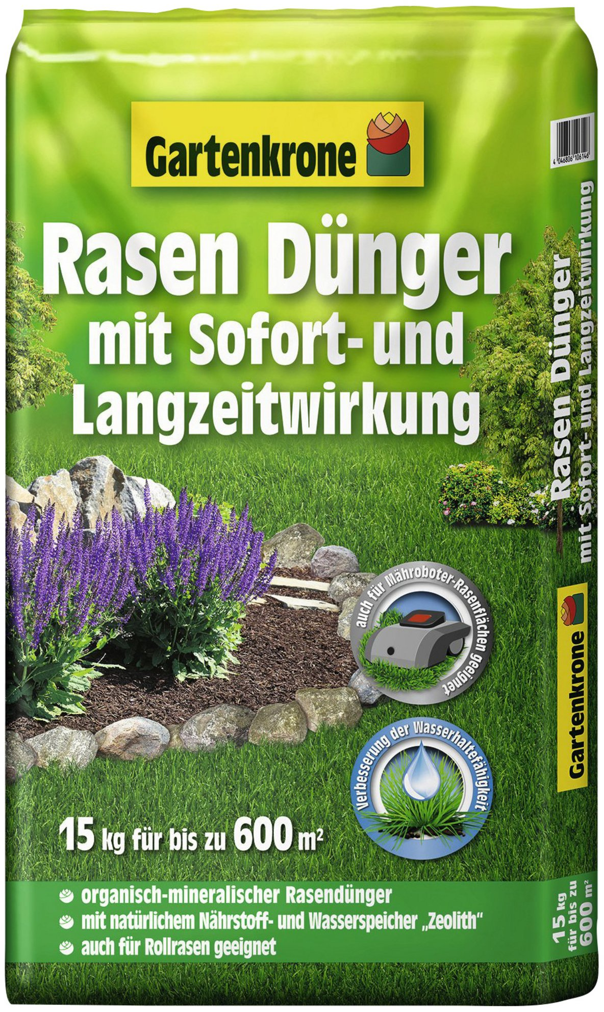 15 kg Gartenkrone Rasendünger mit Langzeitwirkung