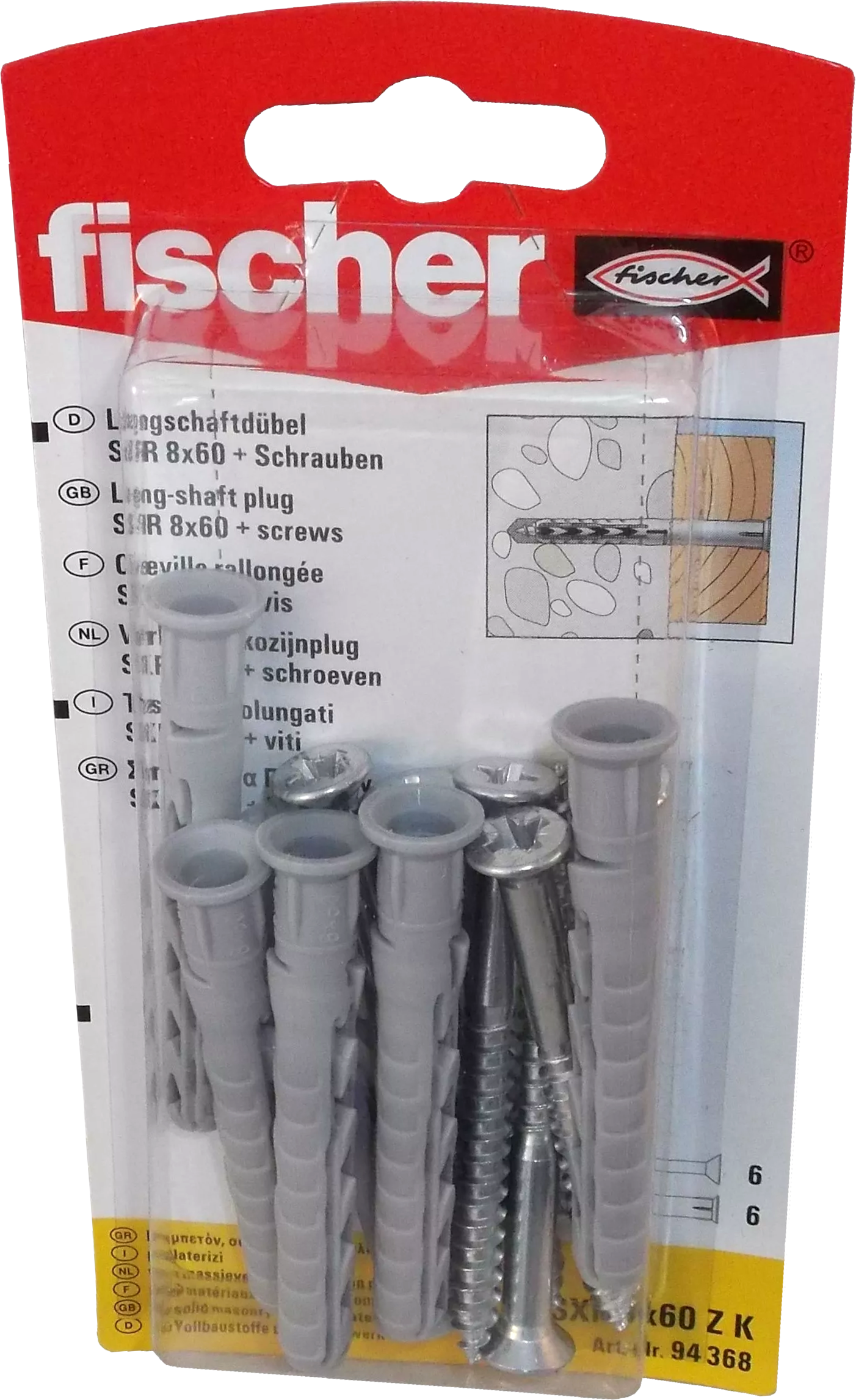 Fischer Langschaftdübel SXR 8x60 ZK