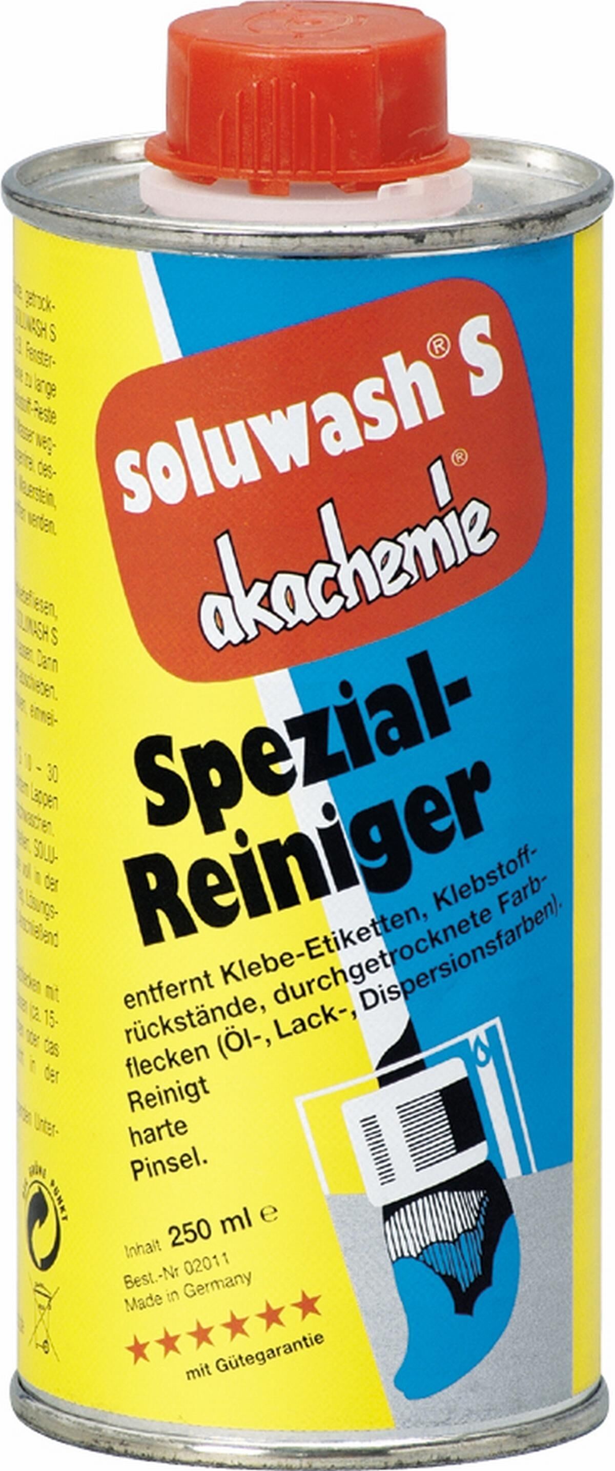250ml soluwash S, Spezialreiniger/Etikettenentferner