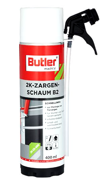 400ml Butler machts 2K Zargenschaum B2 grün Schnellschaum