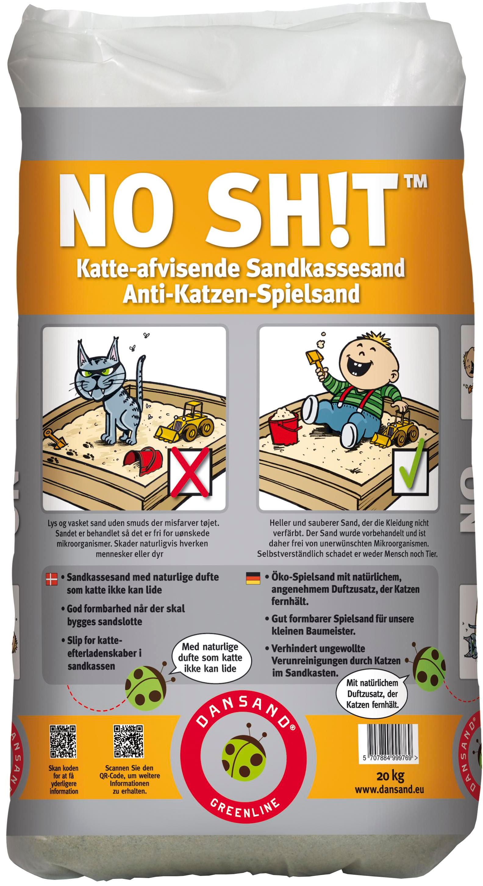 DANSAND Spielsand No Shit Katze 20kg