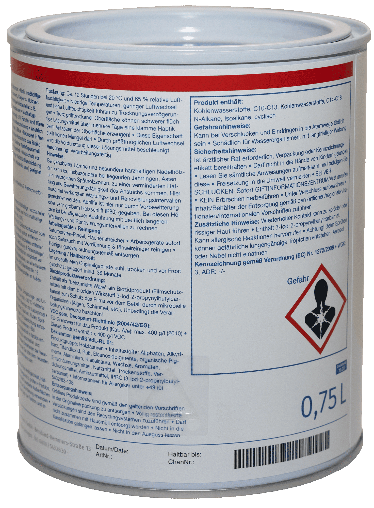 750ml Remmers HK Lasur Eiche Rustikal