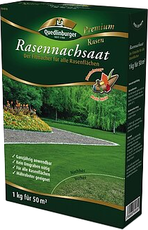 1kg Quedlinburger Rasennachsaat Mantelsaat