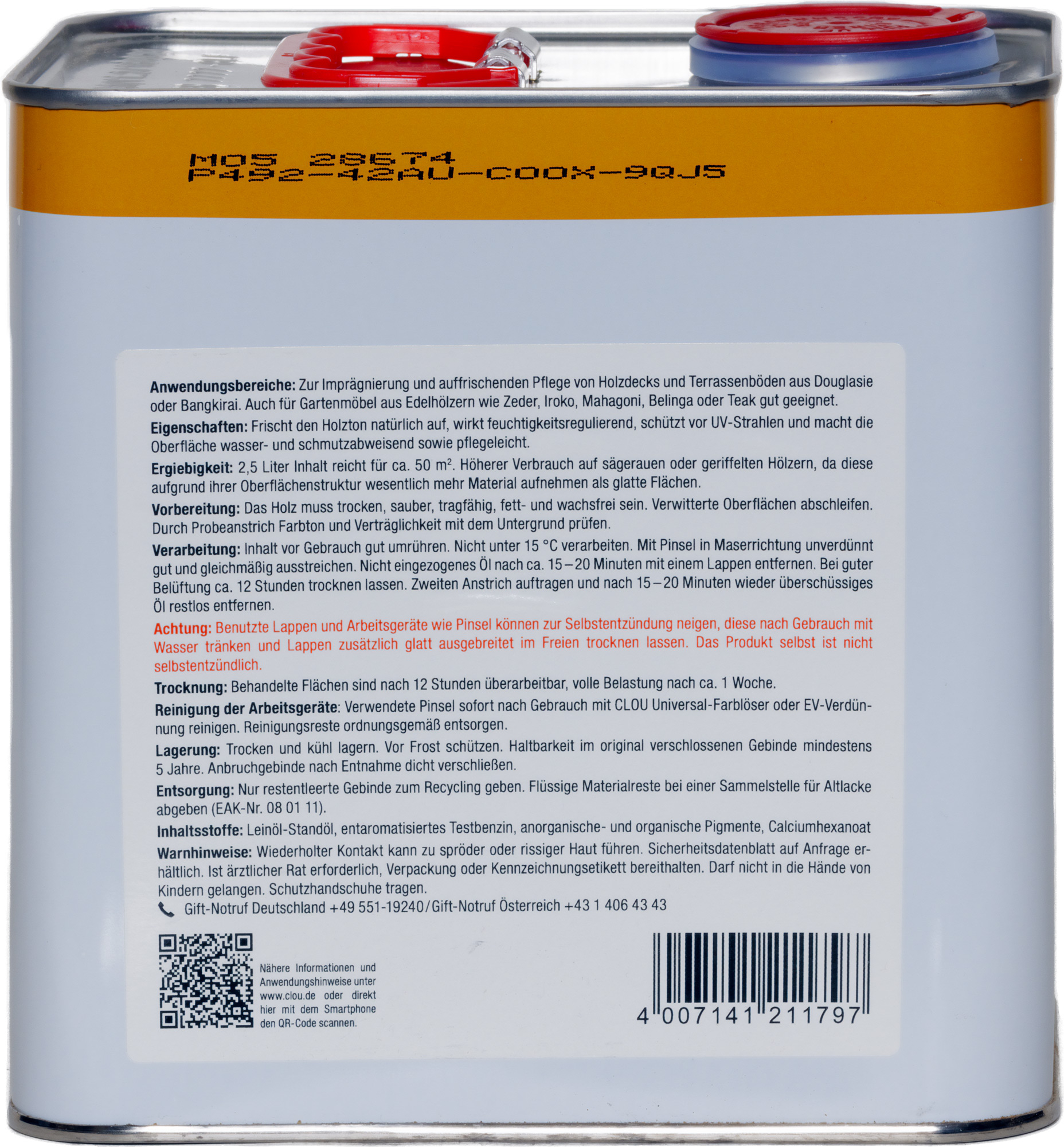_2,5L Clou Bangkirai- & Douglasien-Öl