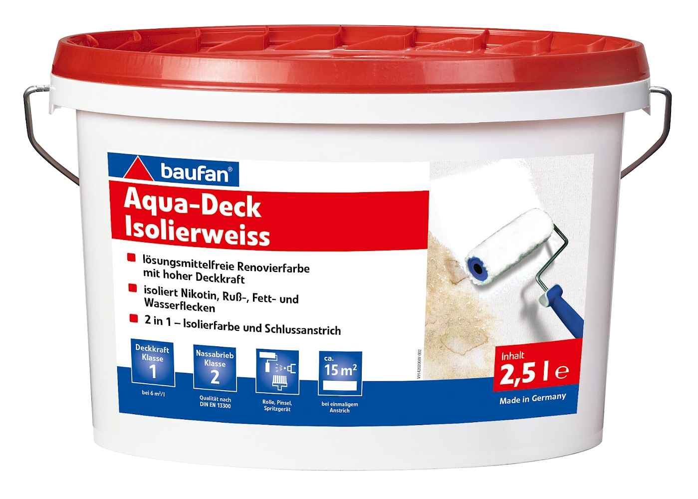 2,5L BAUFAN Aqua-Deck Isolierweiss E.L.F.