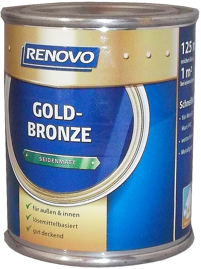 125ml Renovo Goldbronze, wetterfest, seidenmatt