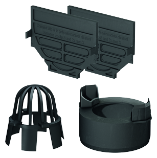 ACO Hexaline 2.0 Zubehoerset schwarz