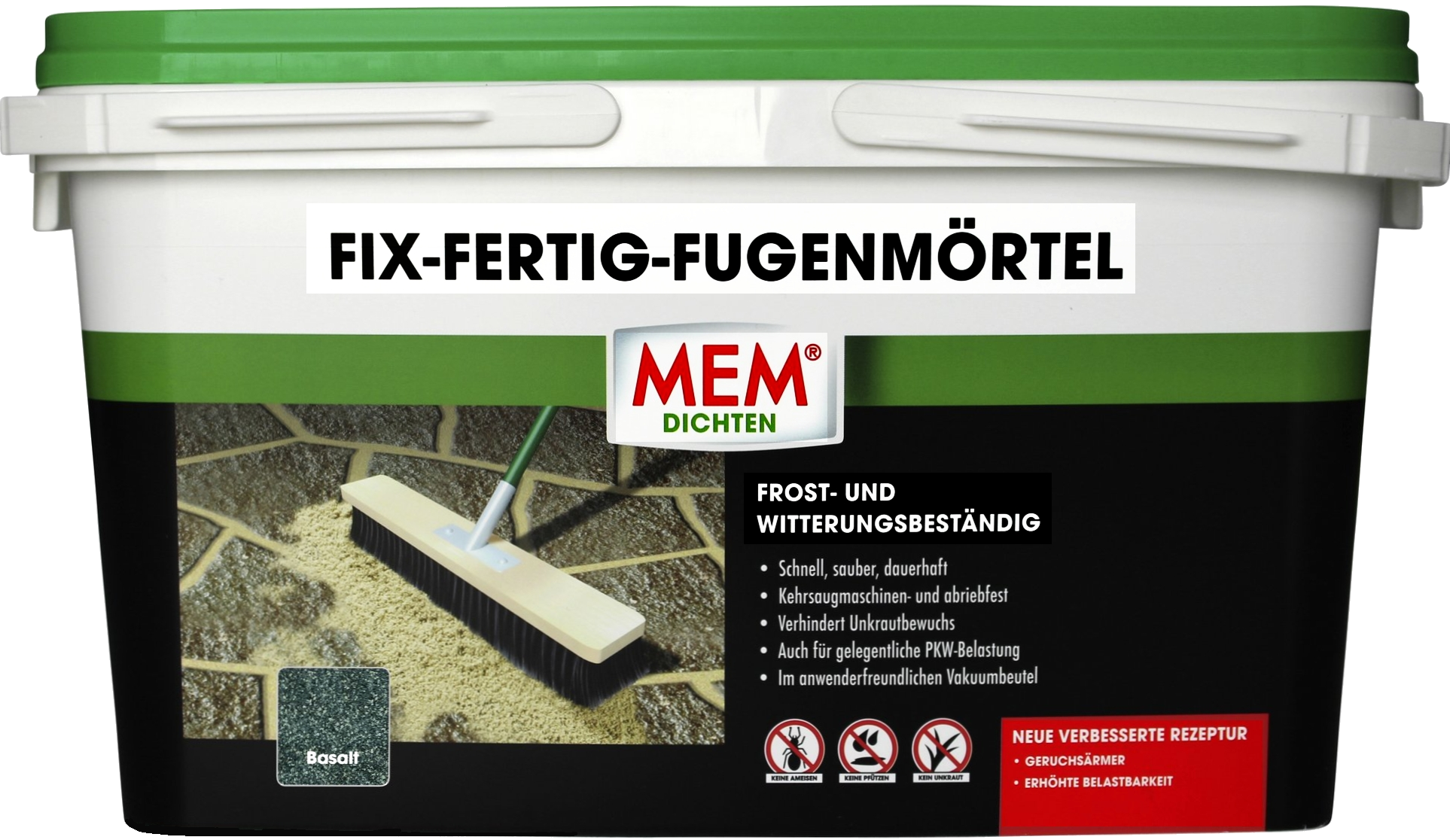 25kg MEM Fix-Fertig-Fugenmörtel basalt