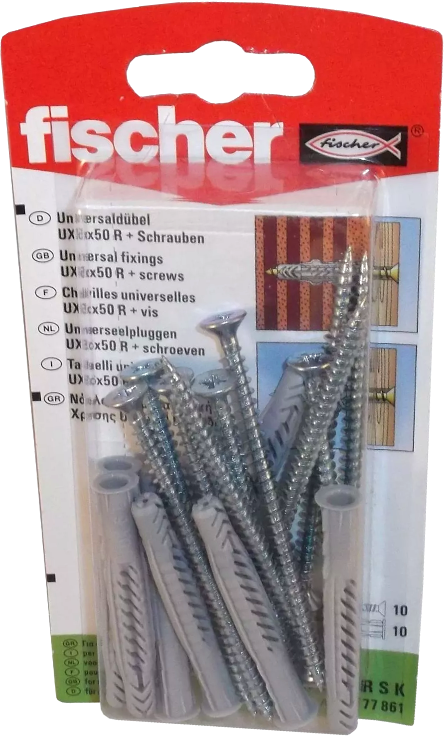 Fischer Universaldübel UX 6X50 RSK