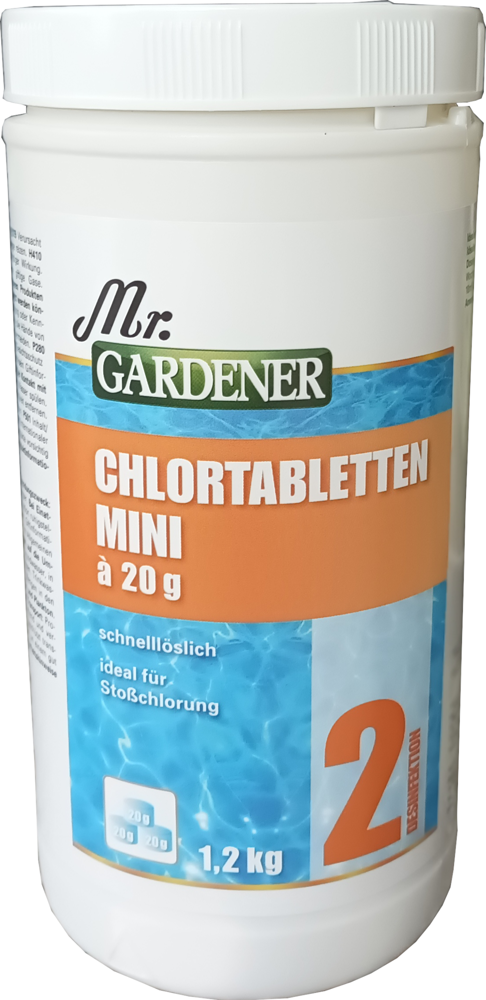 1kg Mr.Gardener Chlor Mini Tabletten