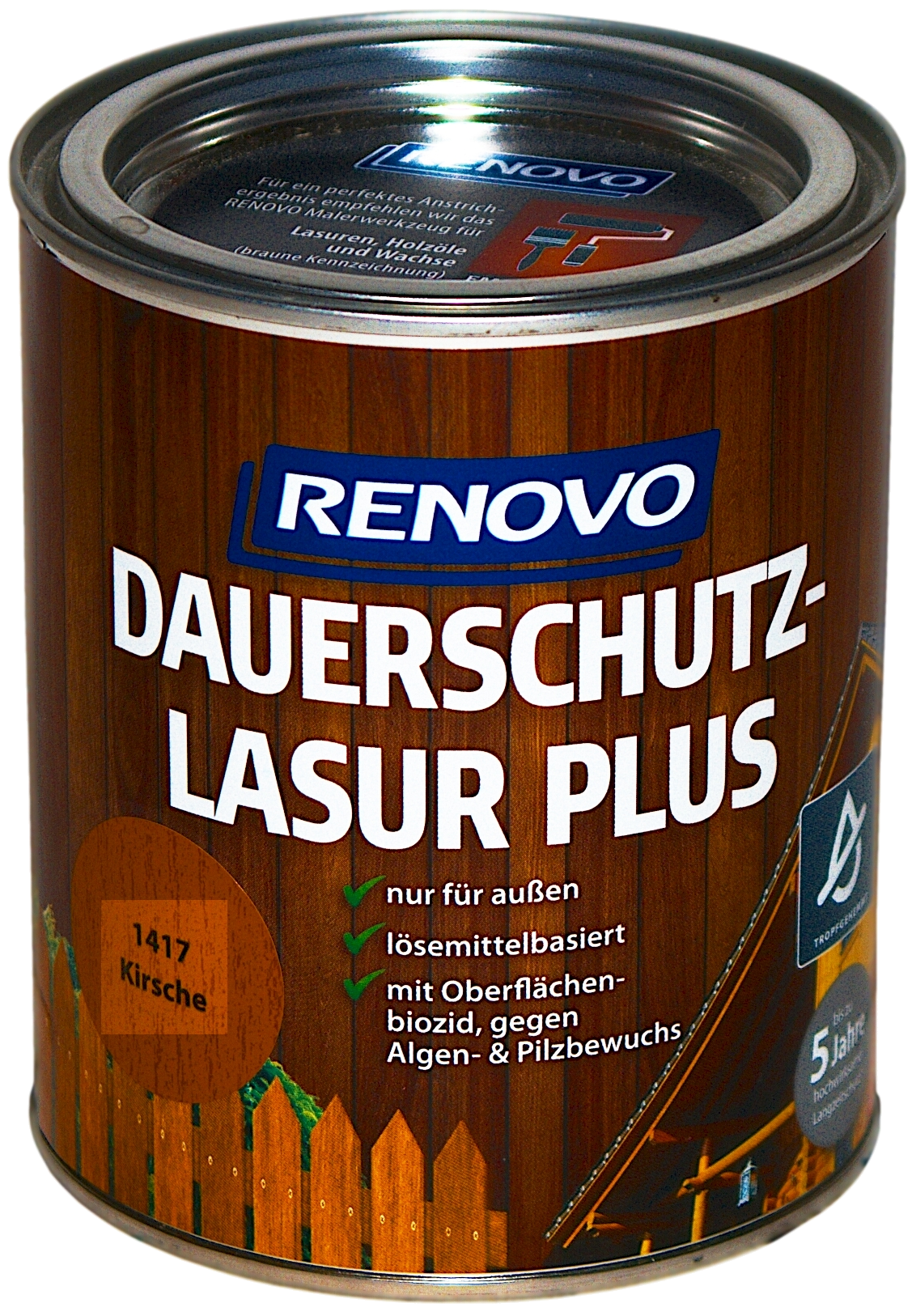 750ml Renovo Dauerschutzlasur PLUS Nr.1417 kirsche