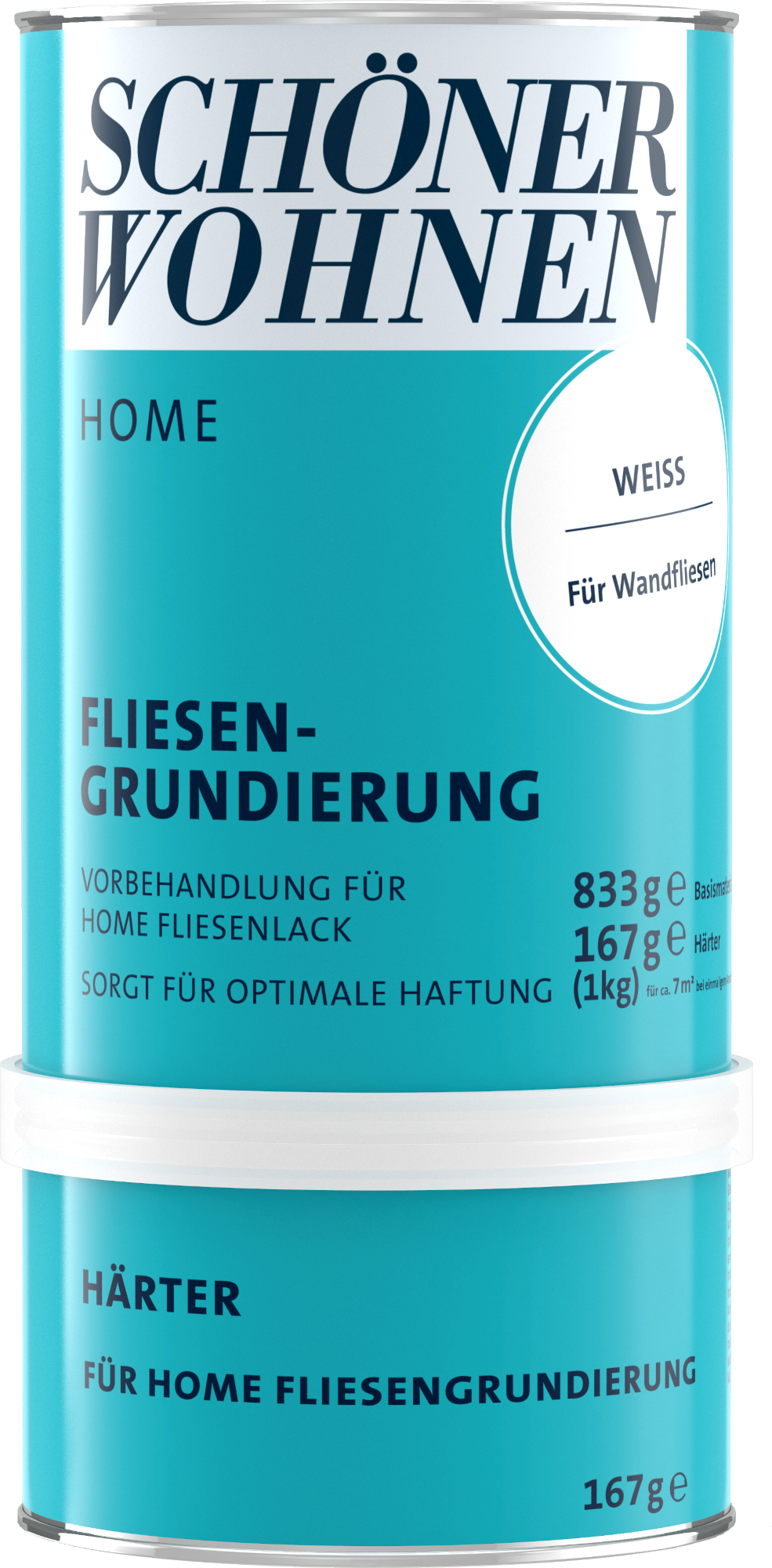 1kg Schöner Wohnen Home 2K Fliesengrundierung, weiß