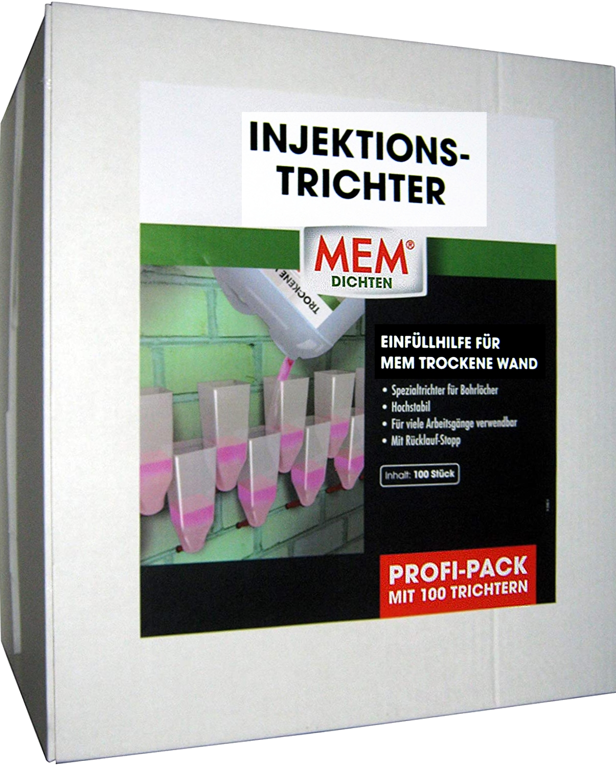 100 Stück MEM Injektionstrichter
