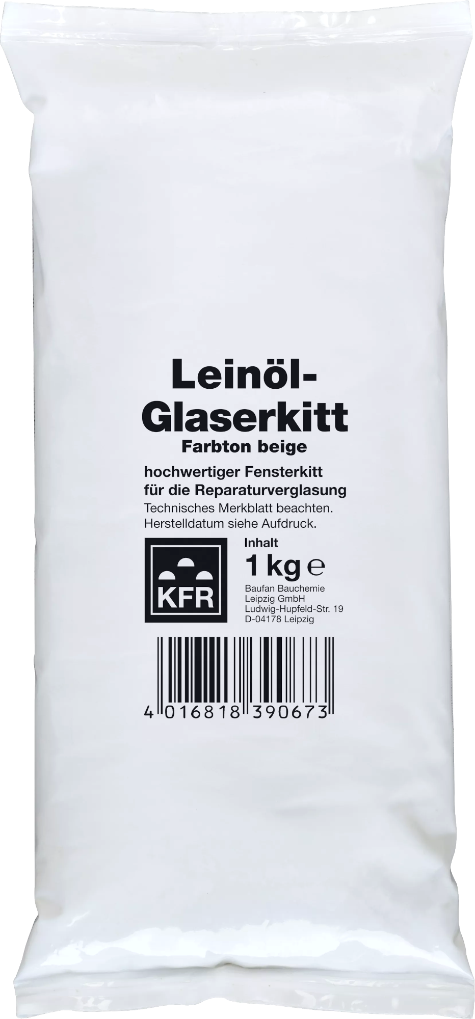 1kg Leinölkitt Glaserkitt Holz-Fenster einglasen