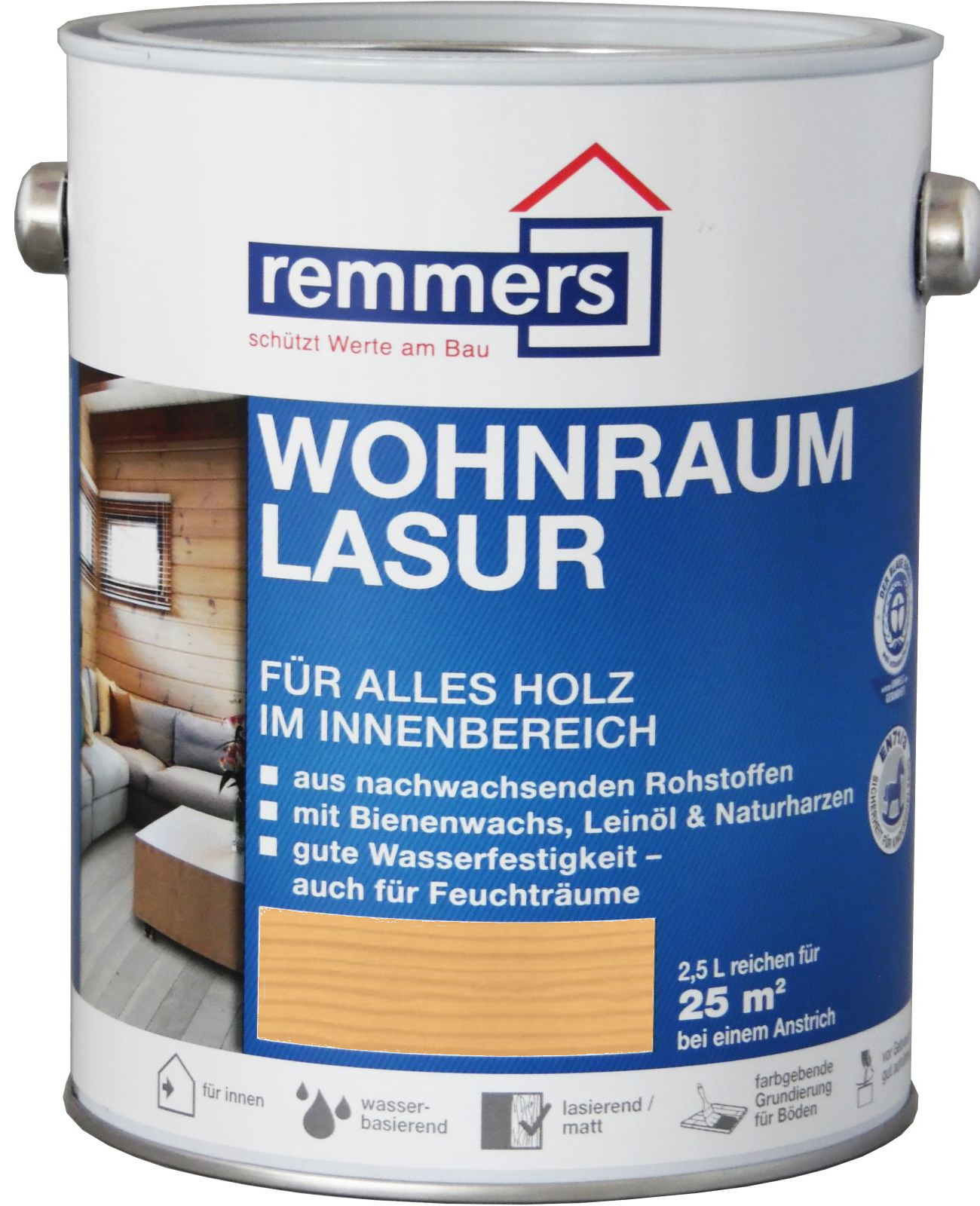 2,5L Remmers Wohnraumlasur Farblos