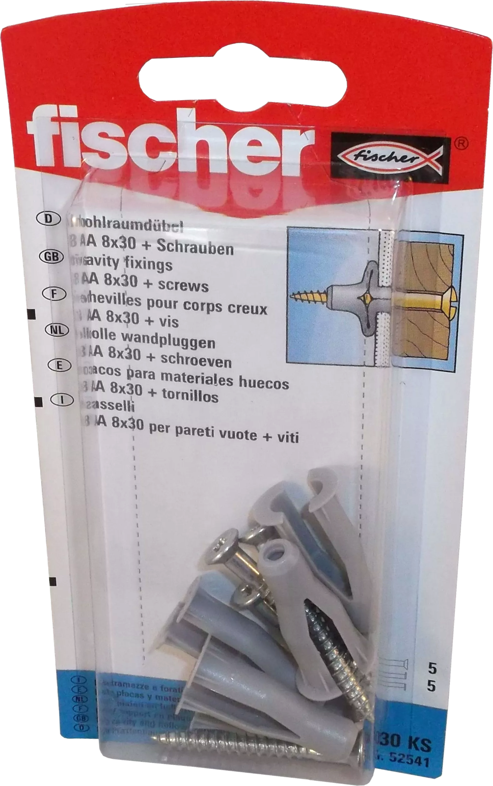 Hohlraumdübel NA 8X30 KS