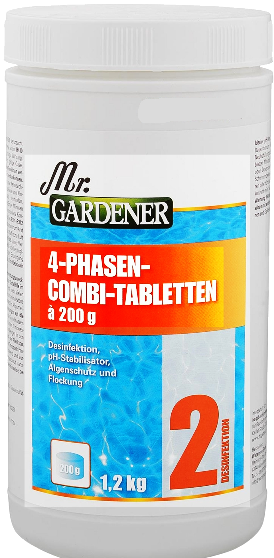 1,2kg Mr.Gardener 4 Phasen Combi-Tabletten