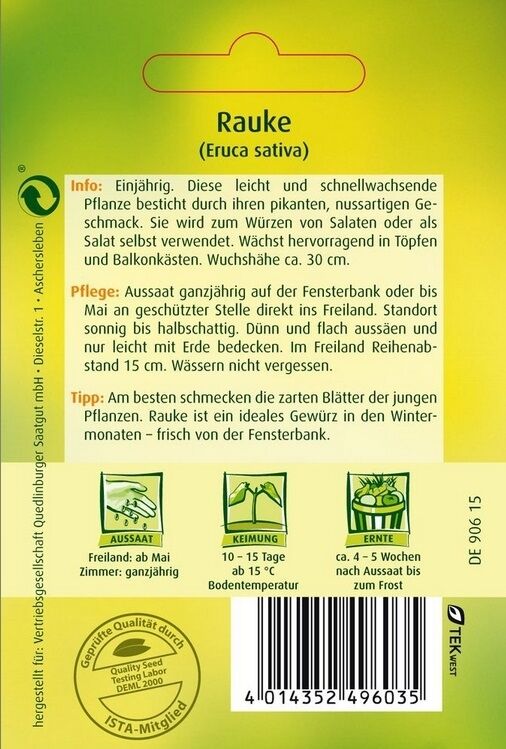 Rauke Einjährig