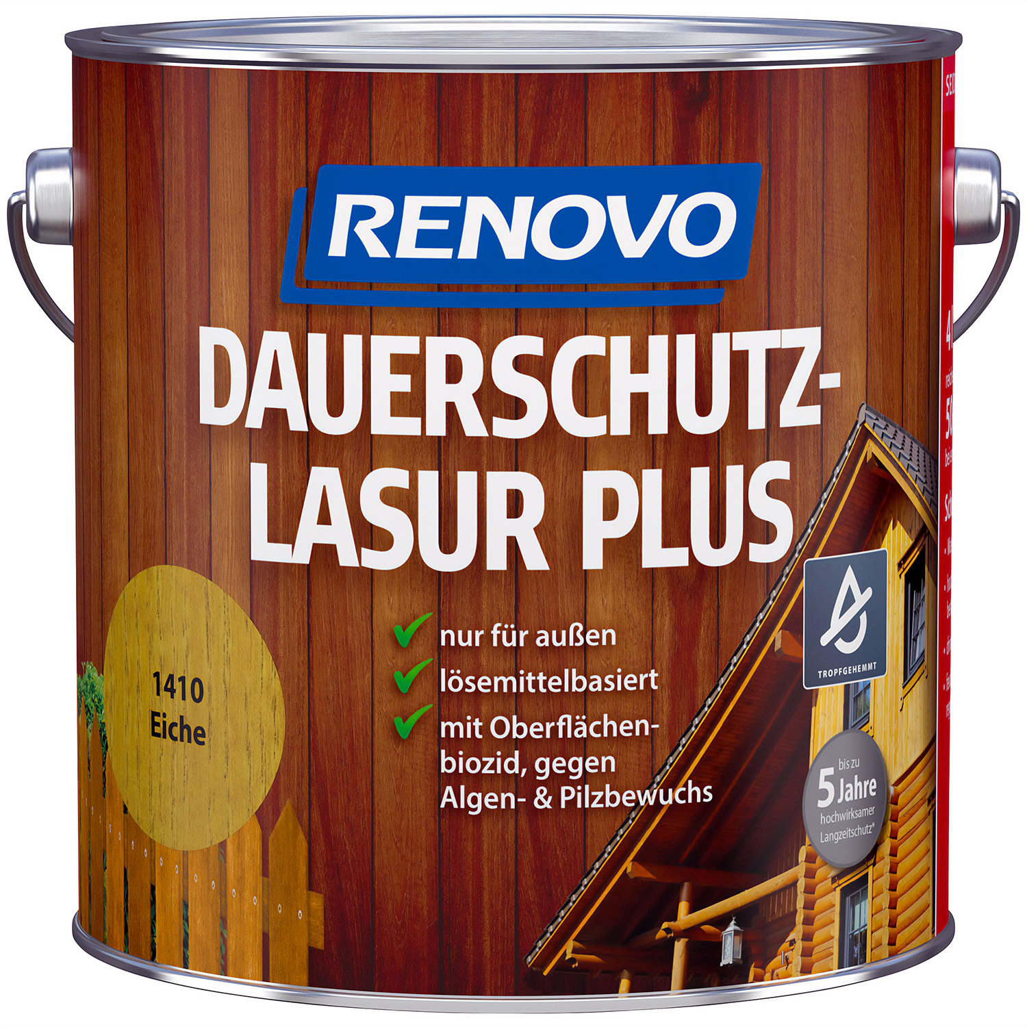 4L Renovo Dauerschutzlasur PLUS Nr.1410 Eiche