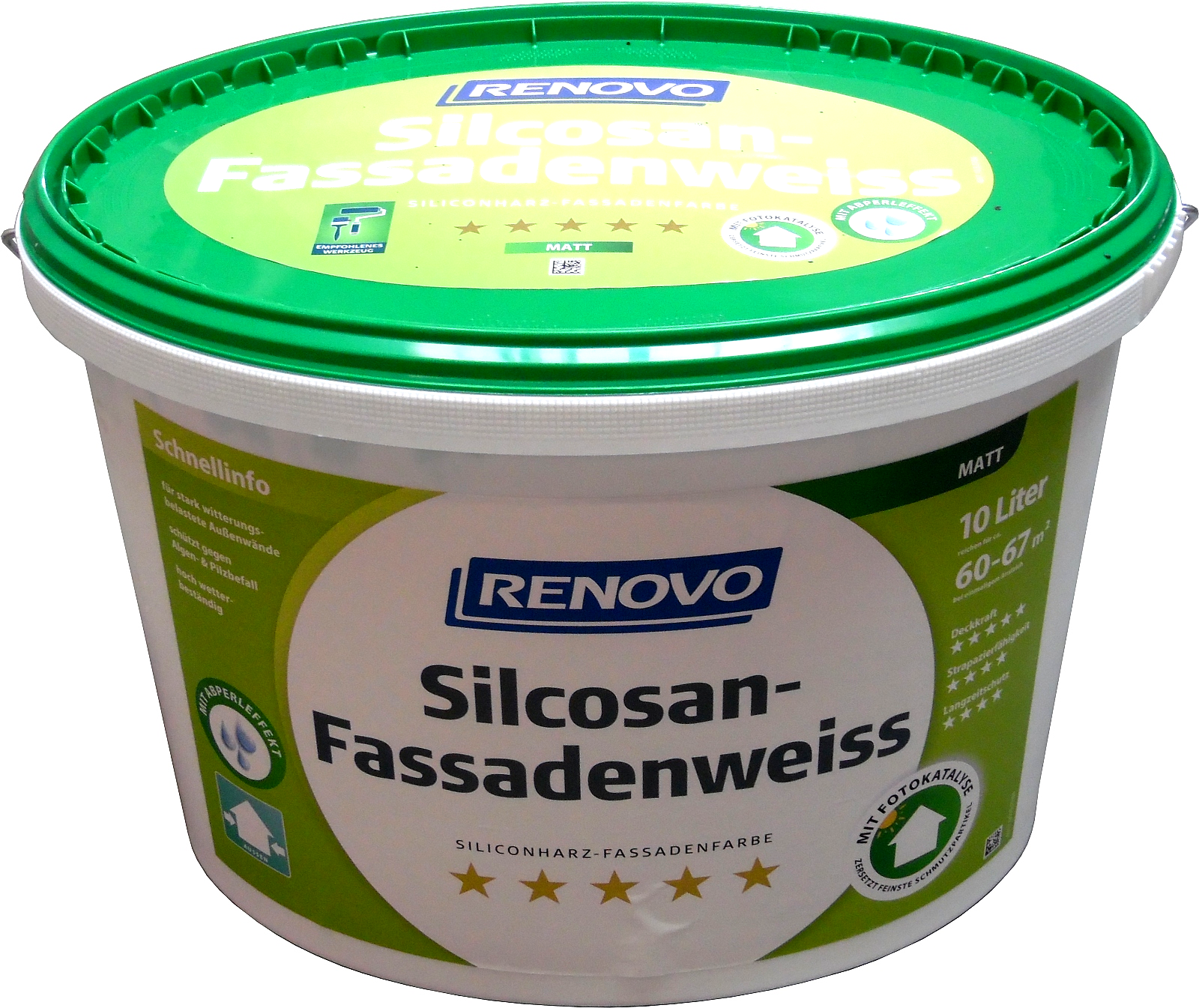 10L Renovo Silcosan Fassadenweis, Matt