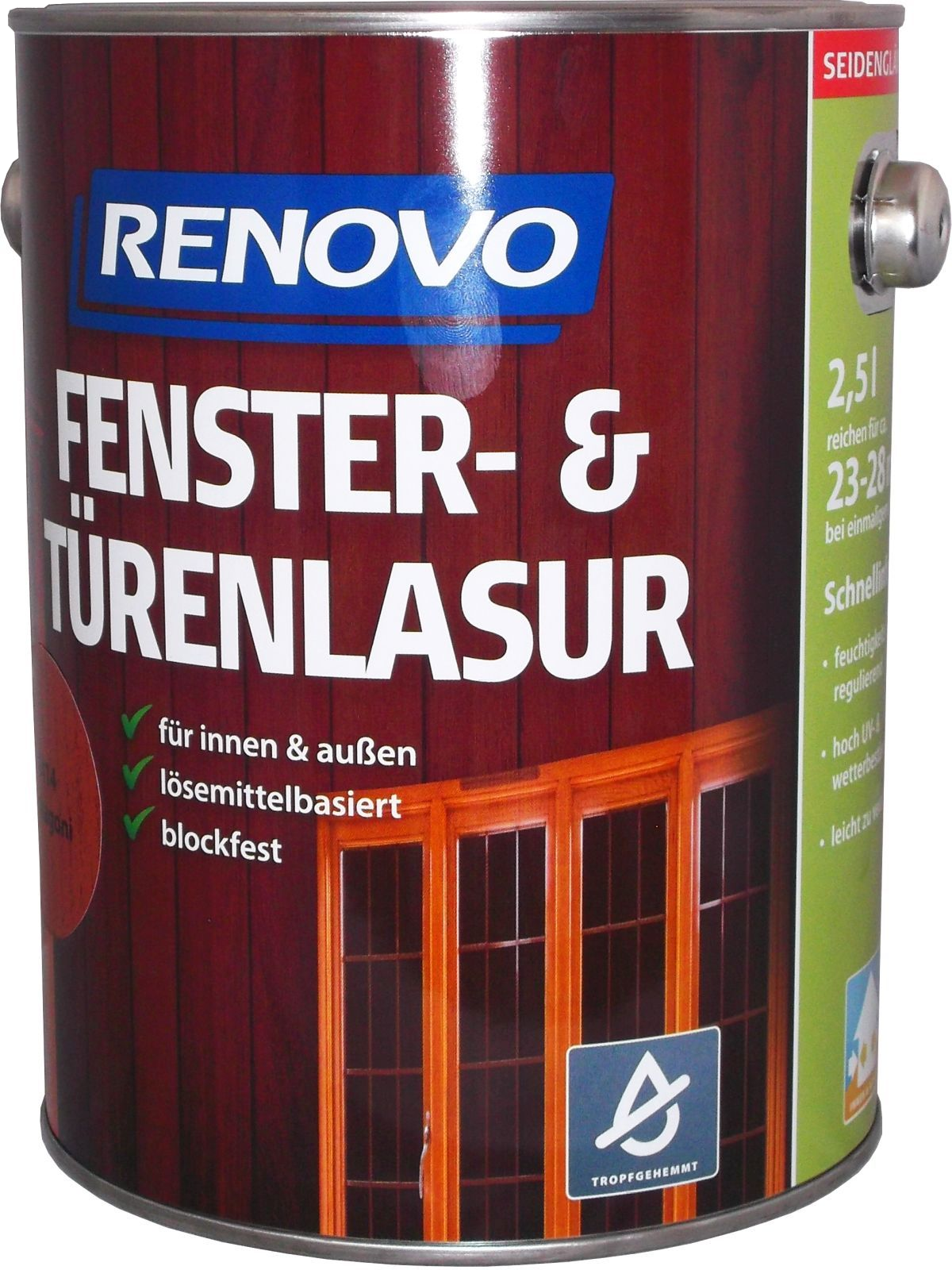 2,5l Renovo Fenster&Türenlasur Nr.1411 kiefer