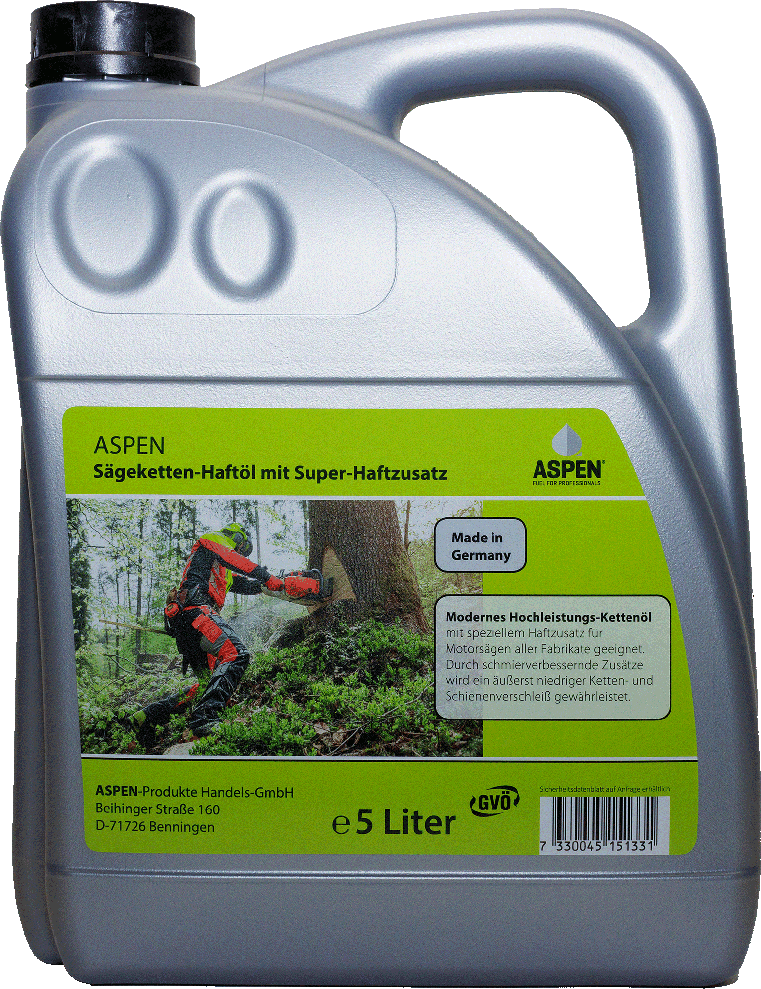 5 Liter ASPEN mineralisches Sägekettenöl