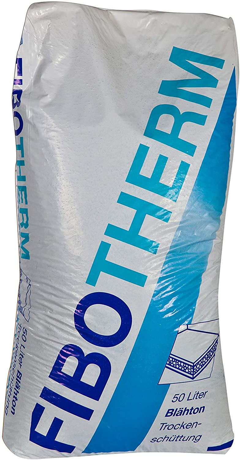 50L Fibotherm Trockenschüttung Blähton Körnung 1-5mm