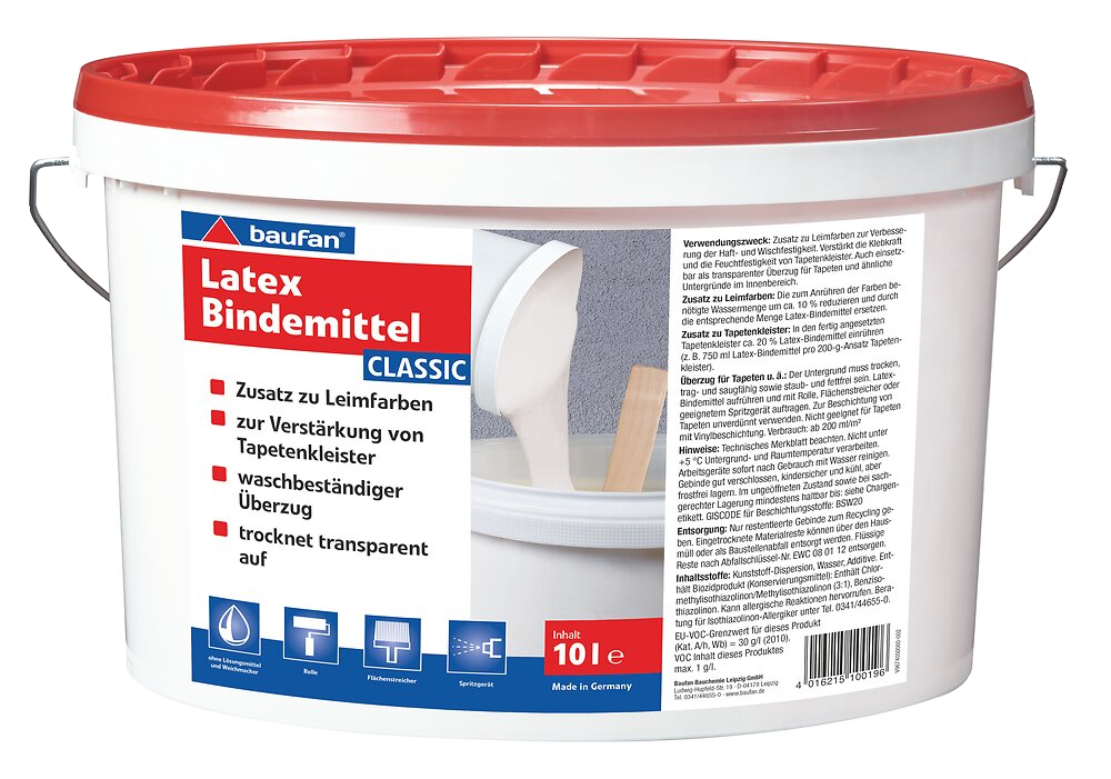 10L BAUFAN Latex Bindemittel classic