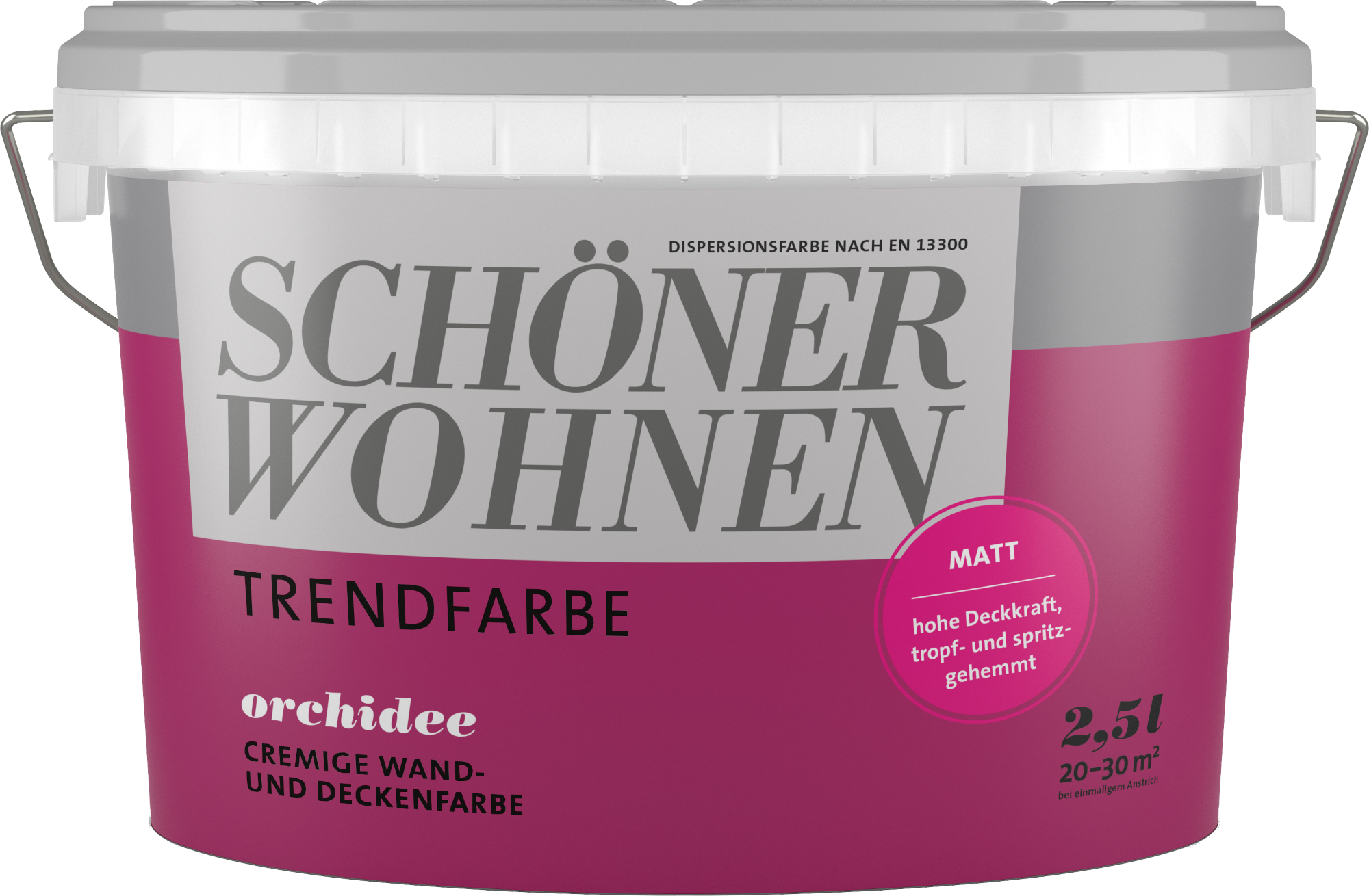 2,5L Schöner Wohnen Trend Wandfarbe matt Orchidee