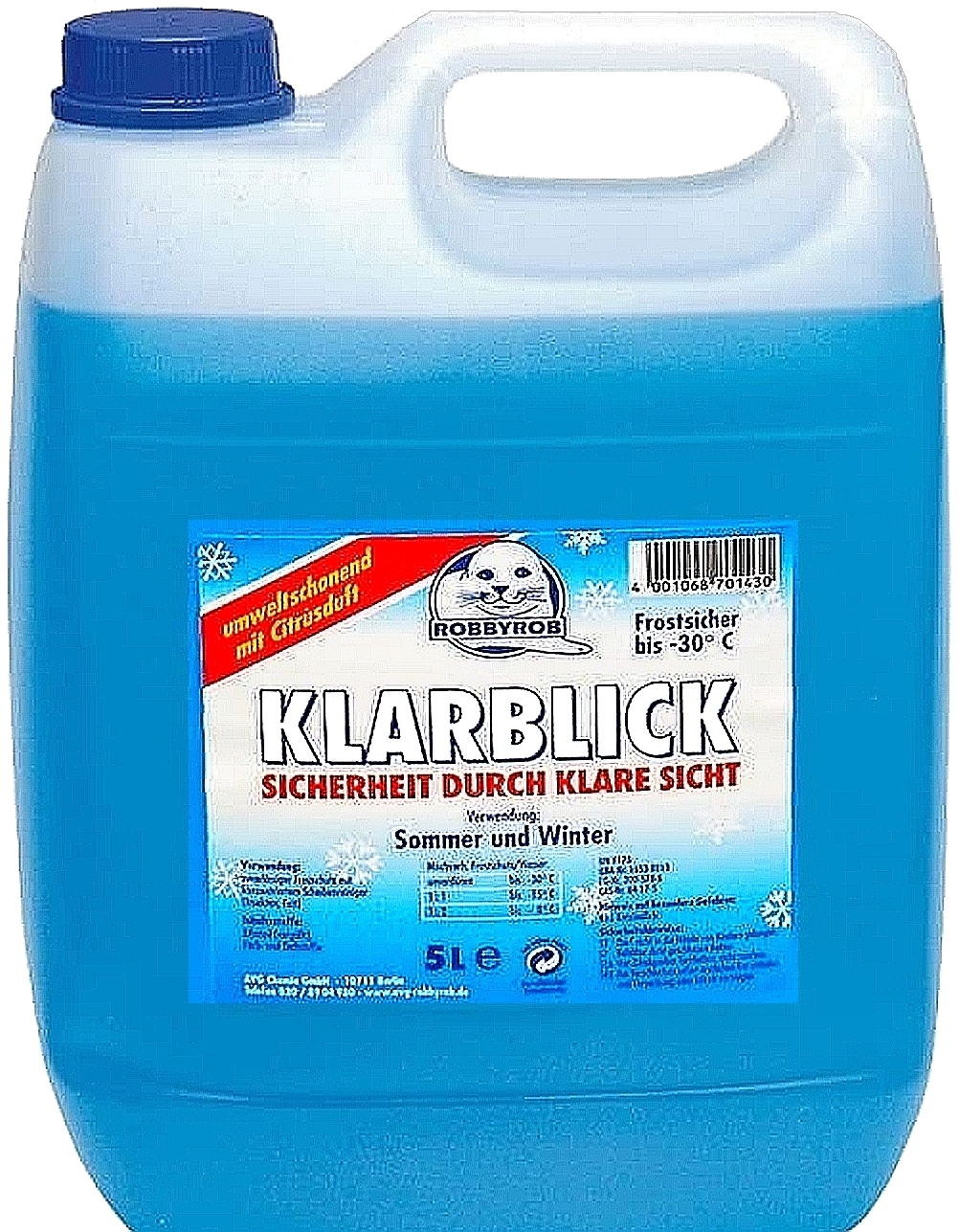 5L RobbyRob Klarblick Winter Gemisch bis -30°