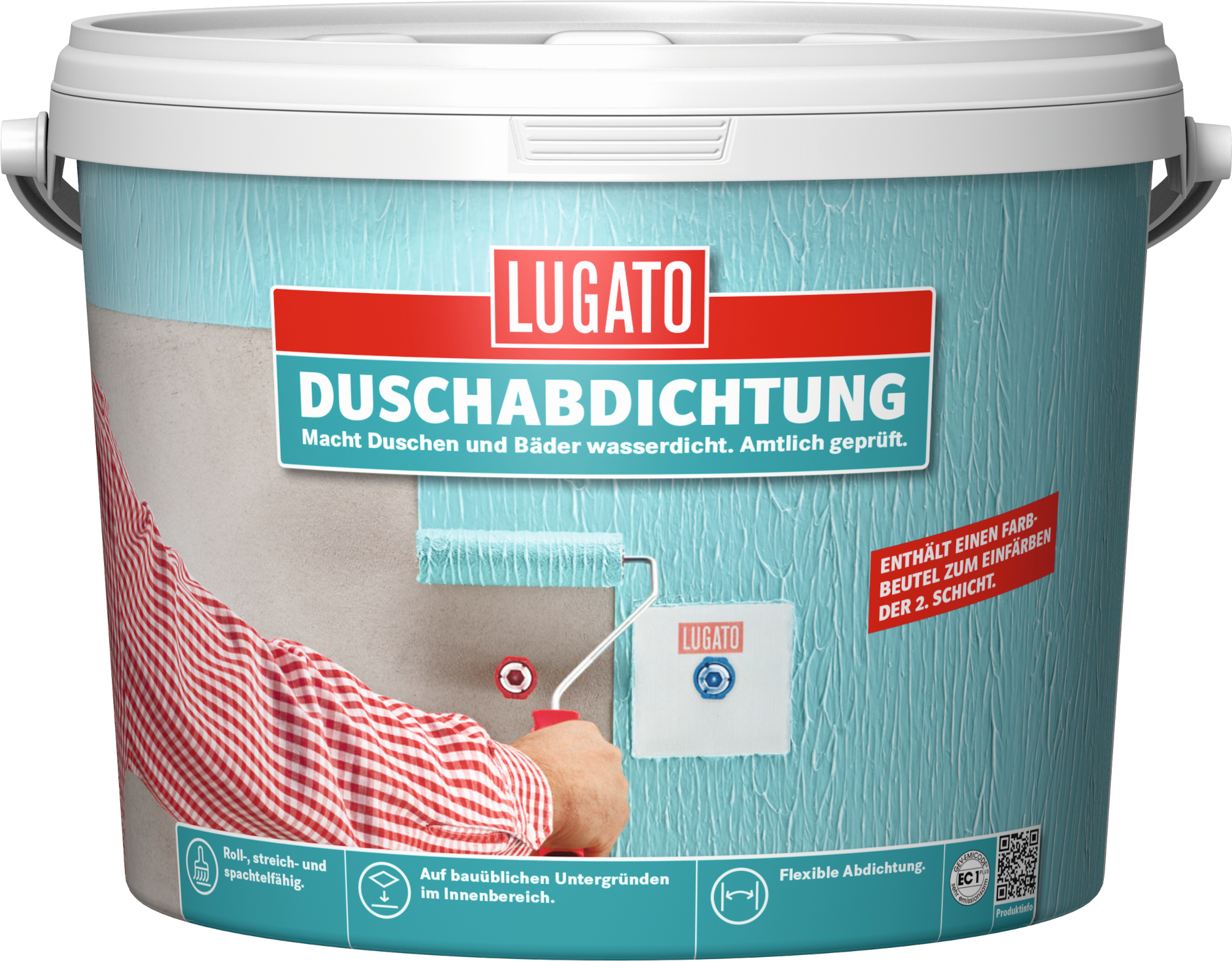 15kg Lugato Duschabdichtung mintgrün