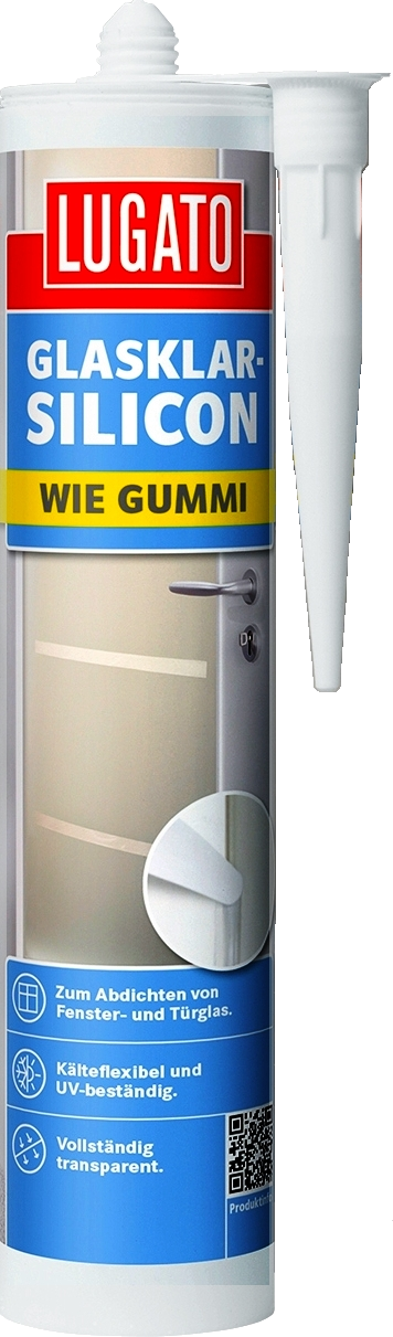310ml Lugato Glasklar-Silicon Wie Gummi