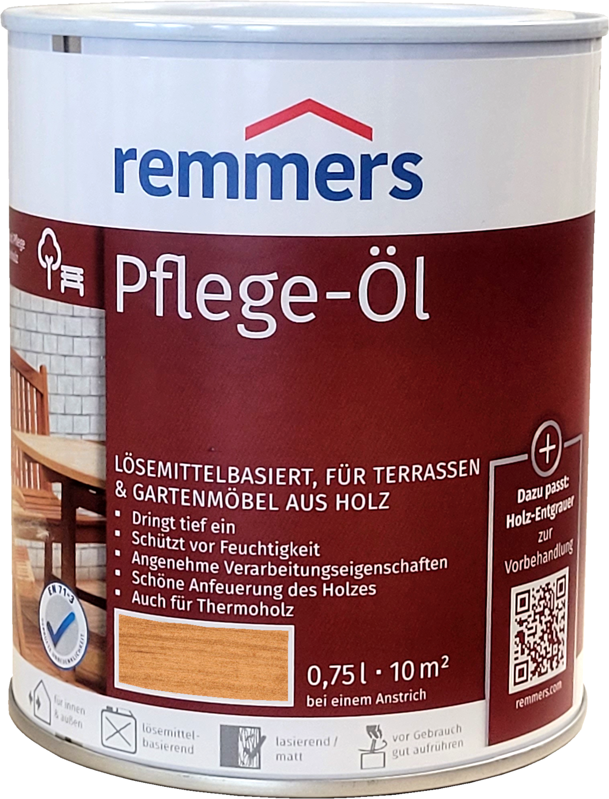 750ml Remmers Pflege-Öl Lärche