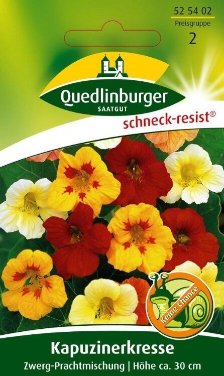 Kapuzinkerkresse Zwerg-Prachtmischung